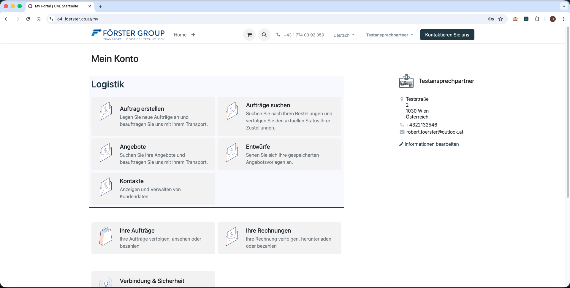 Fredi Kundenportal Screenshot